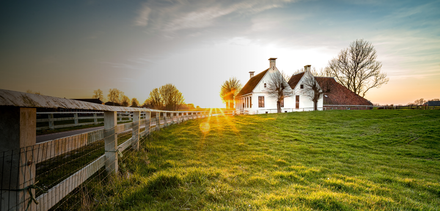 Landelijk boerenlandschap